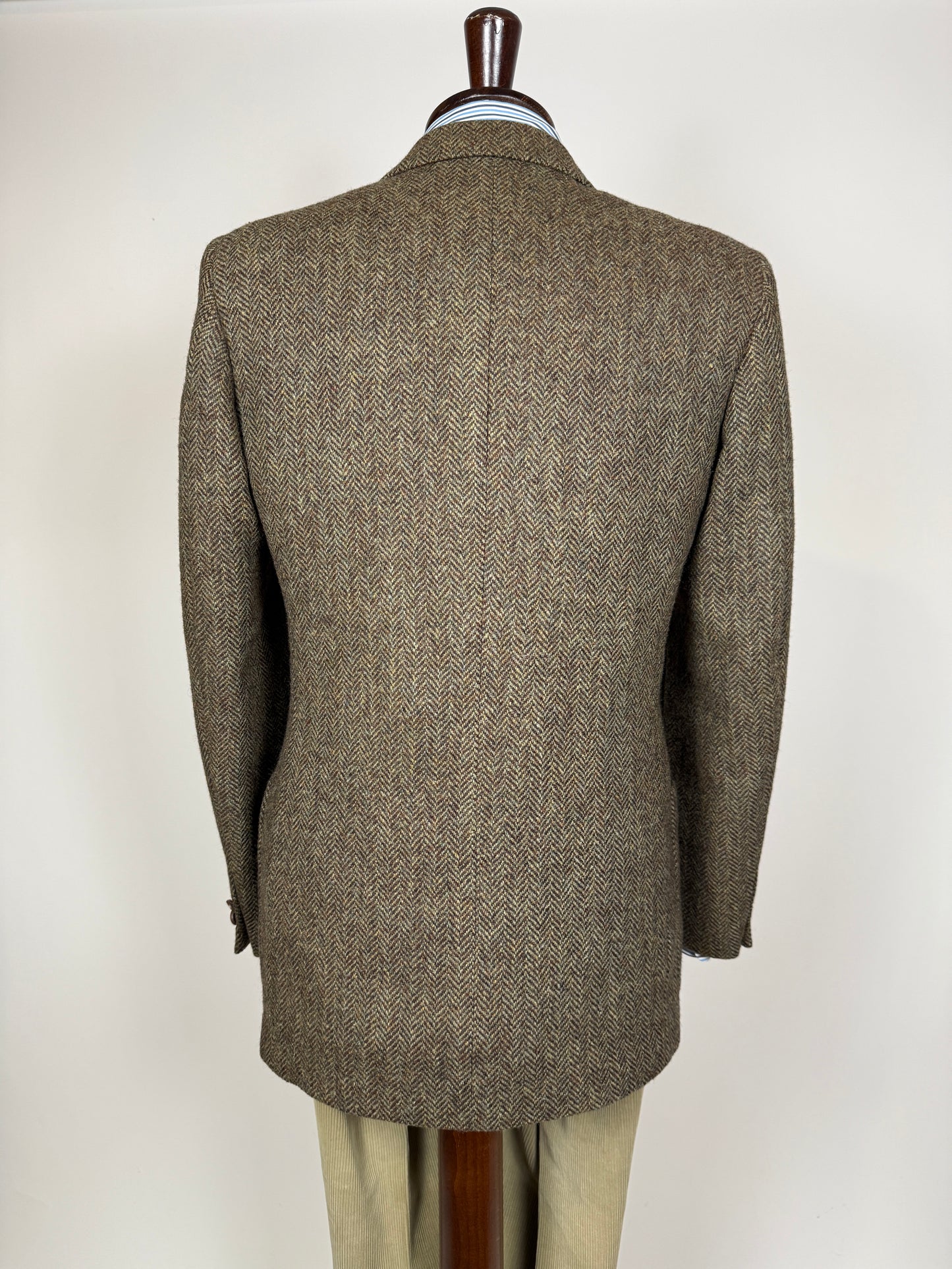 Giacca sportiva in tweed anni ‘70 stile hunting - tg. 44