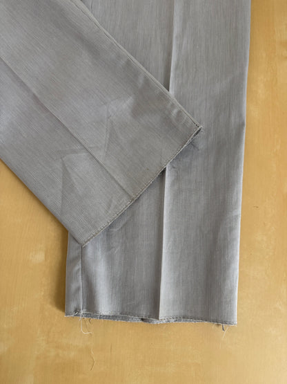 Pantaloni estivi cotone mille righe turchese (NOS) - tg. 58/60