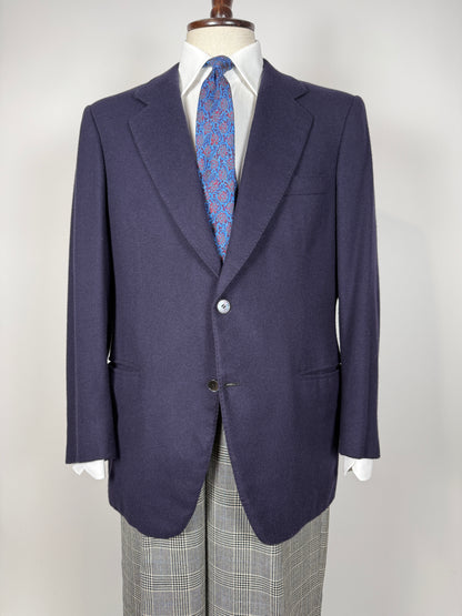 Giacca sartoriale in cashmere anni ‘70 - tg. 52/54