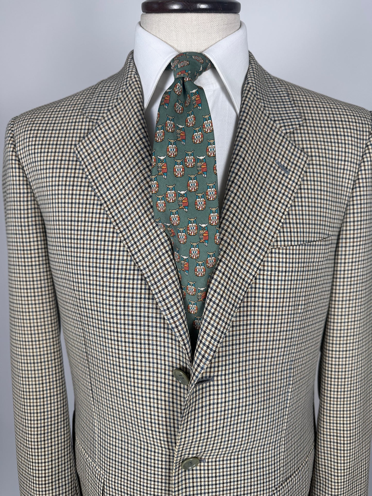 Giacca estiva Pierre Cardin anni '90 super twist quadretti - tg. 50