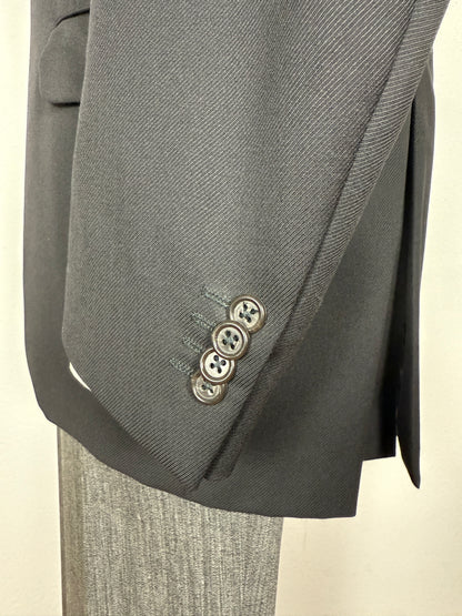 Giacca Corneliani in twill di lana nero - tg. 50/52