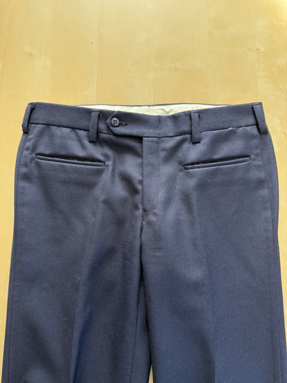 Completo doppiopetto anni ‘60/‘70 flanella blu - tg. 44