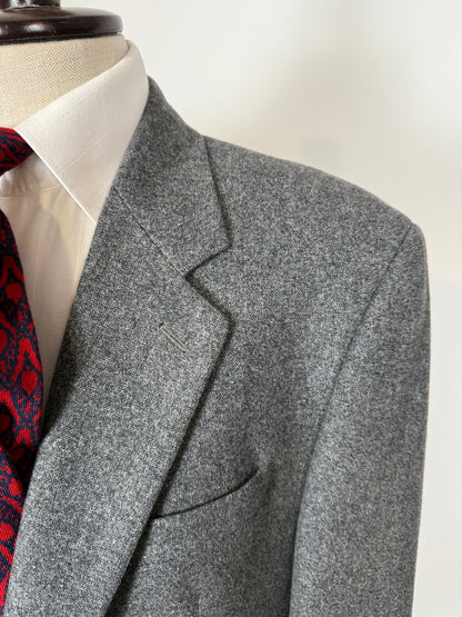 Giacca Missoni anni ‘80 grigio petrolio donegal - tg. 52