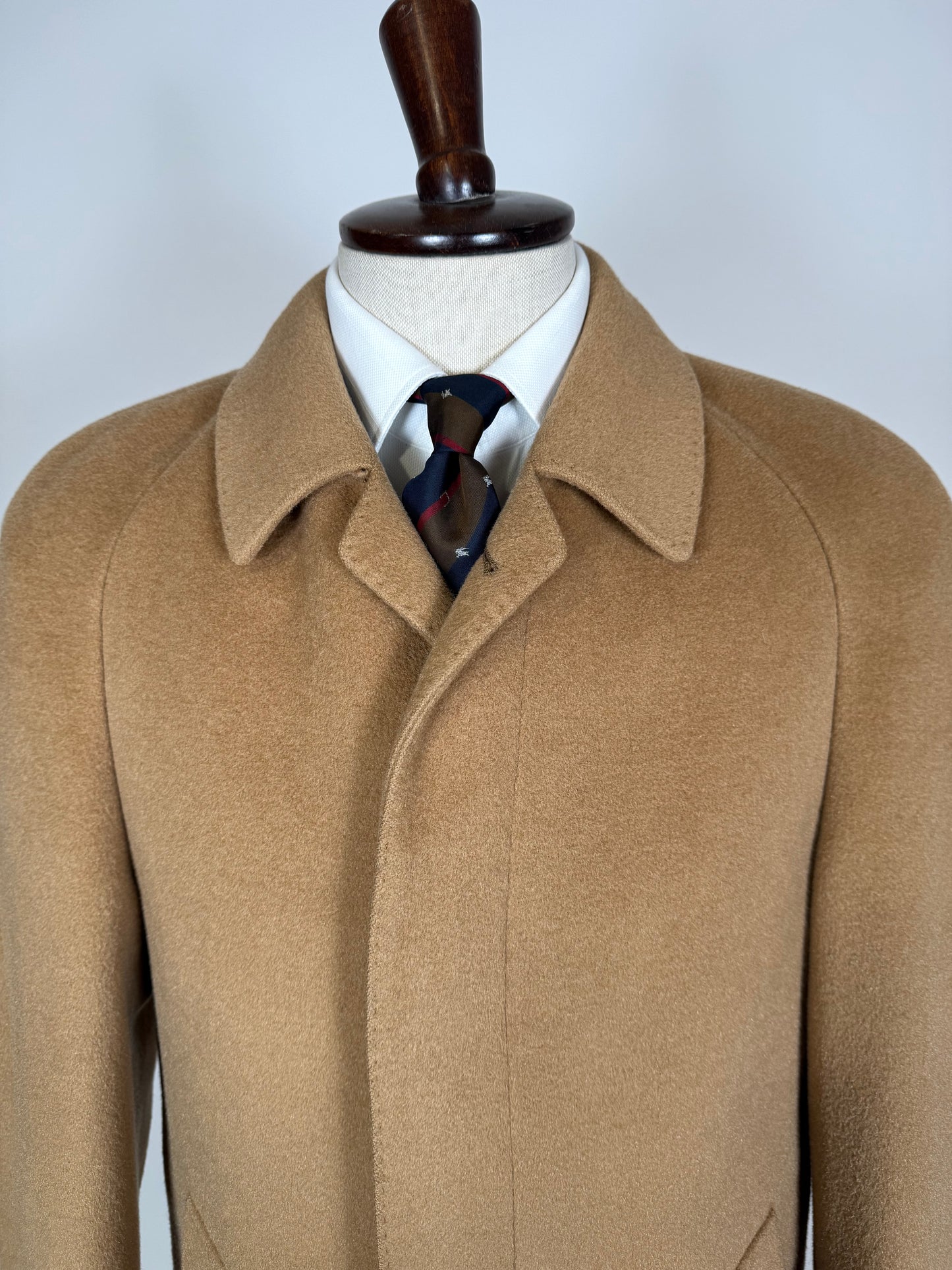 Cappotto raglan anni ‘80 lana e cammello - tg. 46-48