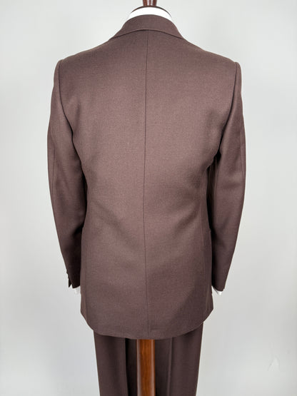 Completo anni ‘70 cavalry twill marrone - tg. 44/46