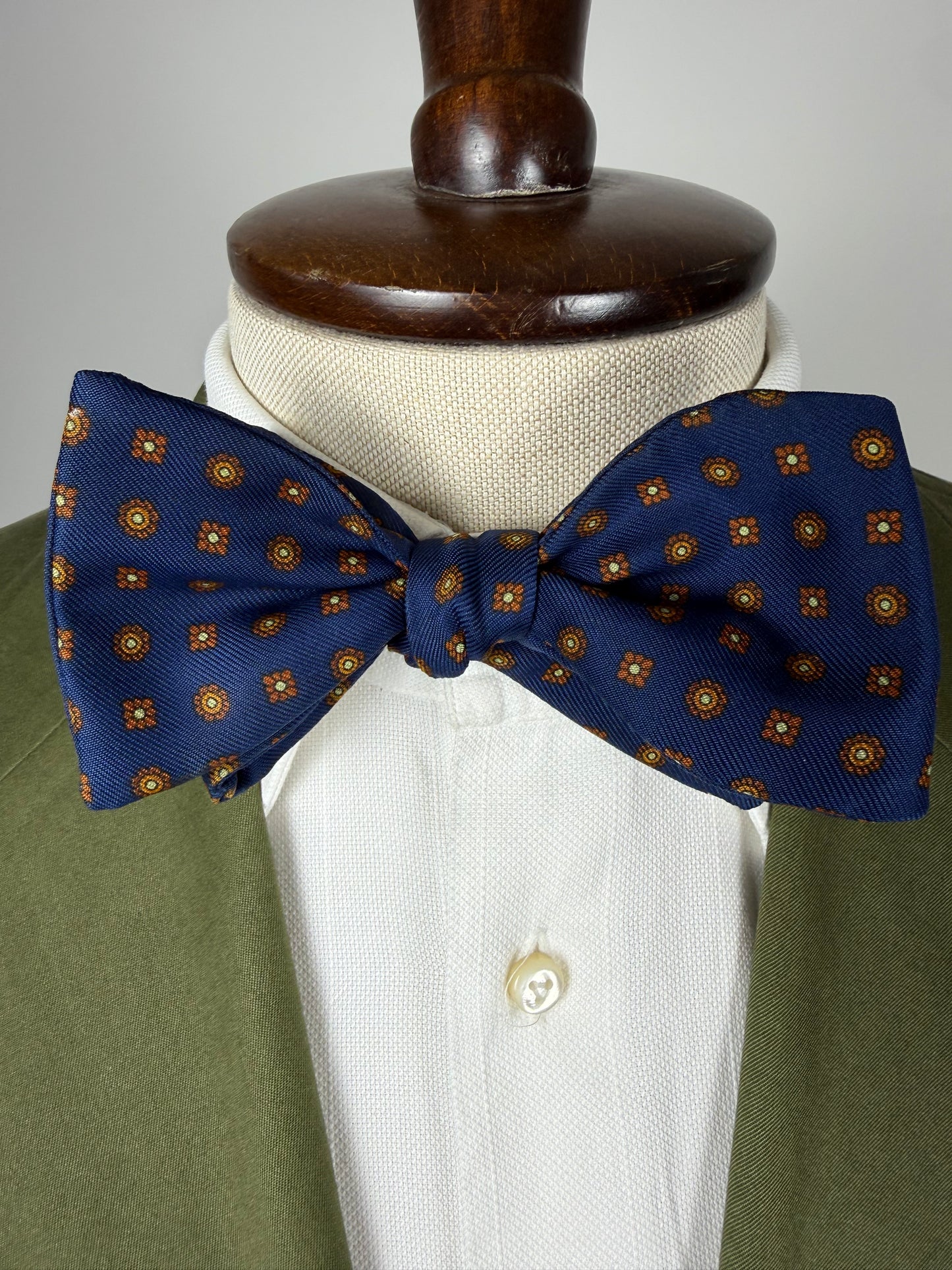 Papillon Marinella micro fantasia navy