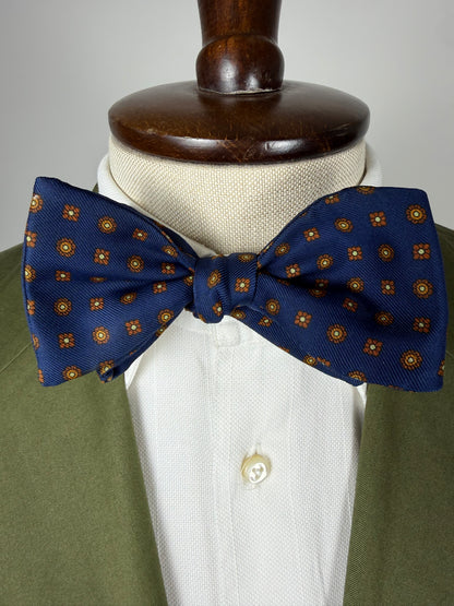 Papillon Marinella micro fantasia navy