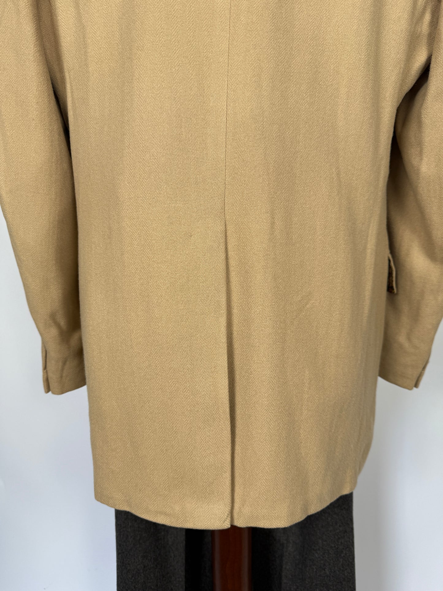 Giacca americana anni ‘60/‘70 in puro cashmere spinato - tg. 52