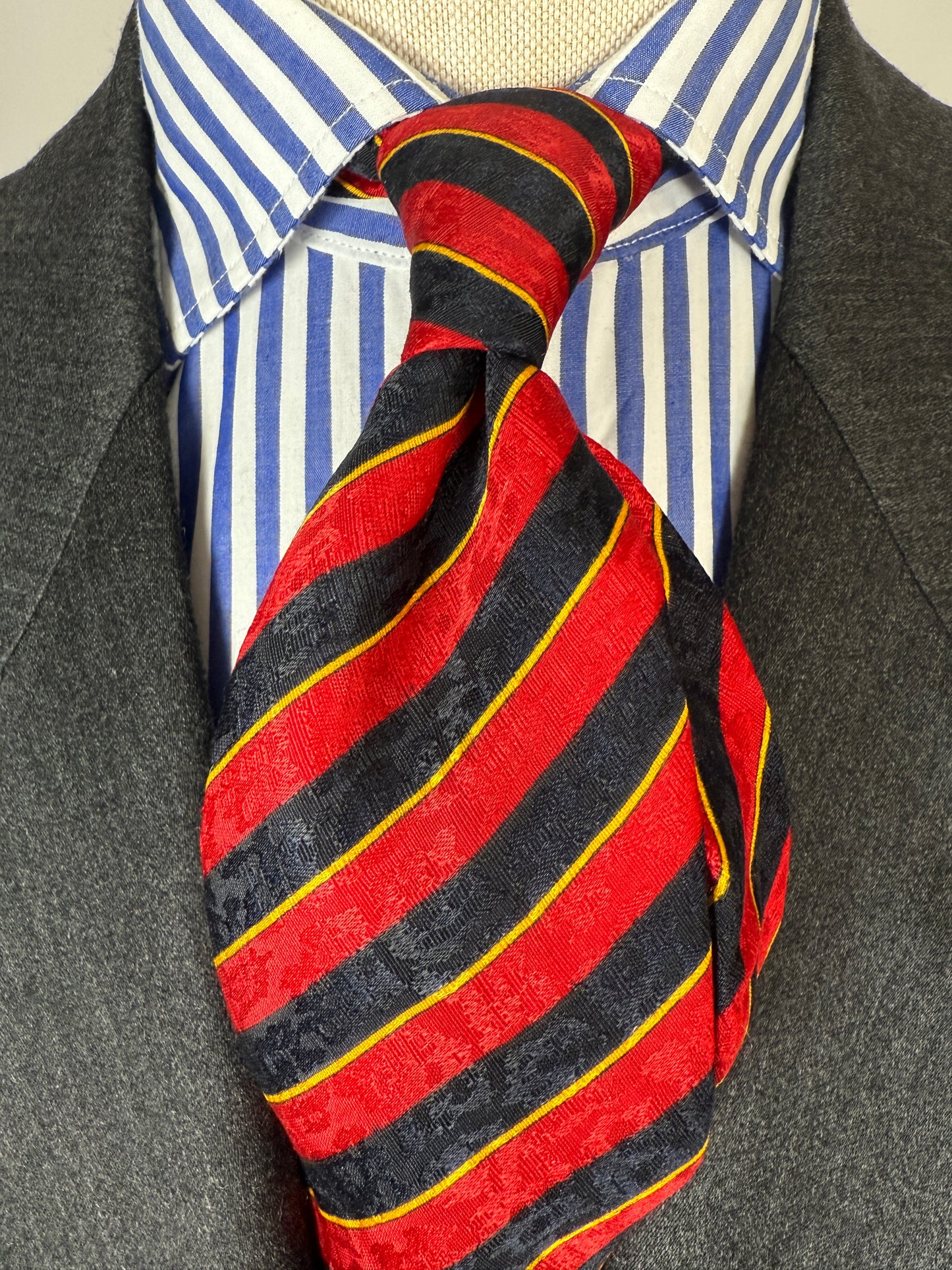 Cravatta regimental jacquard