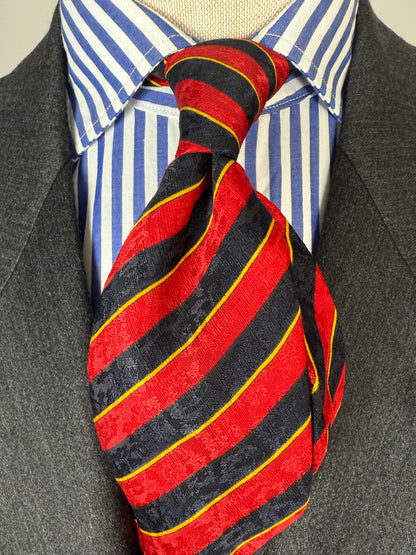 Cravatta regimental jacquard