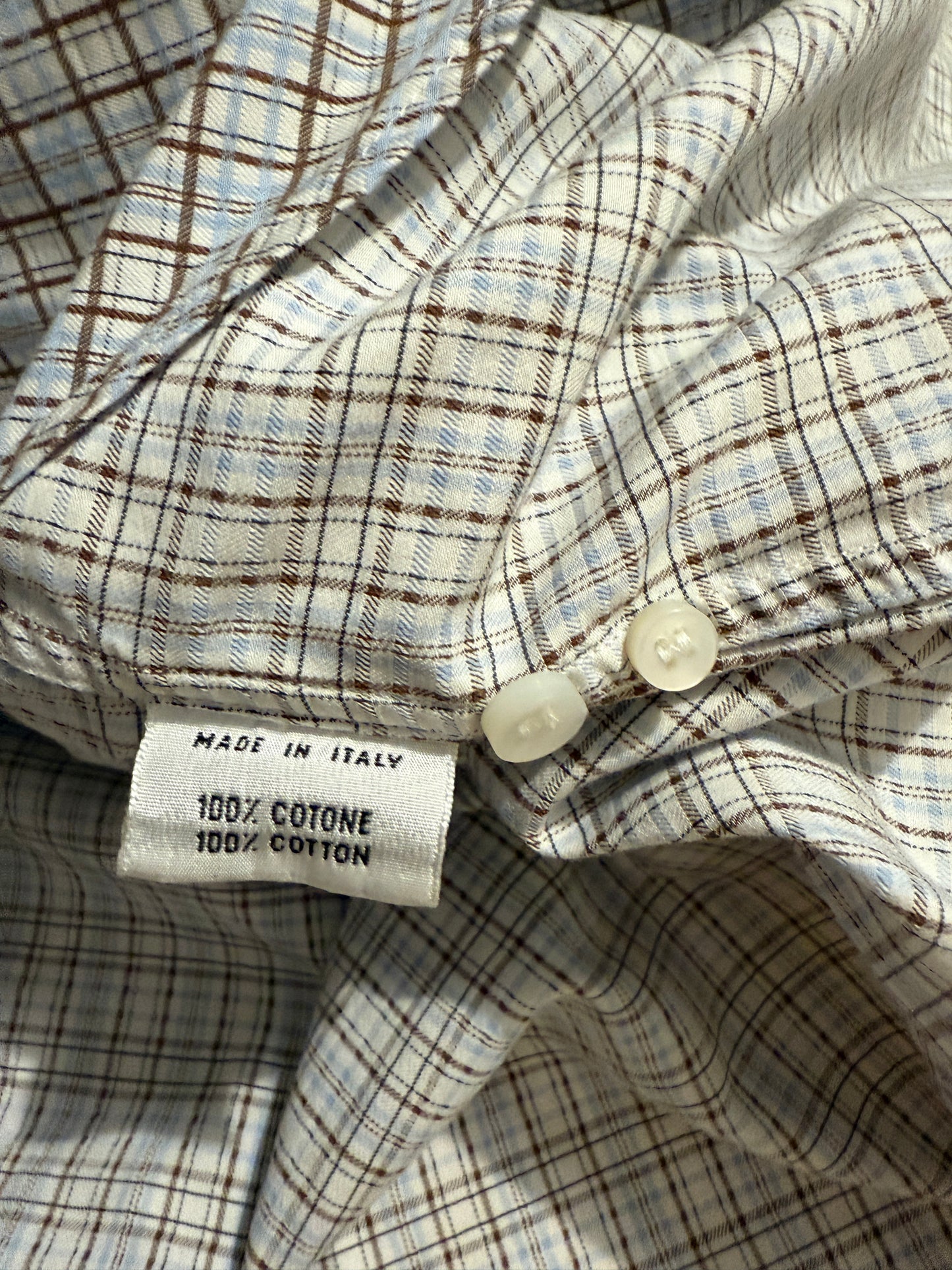 Camicia Loro Piana quadri tattersall - L