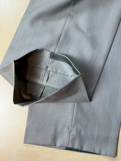 Pantaloni fresco lana verde salvia - tg. 50/52