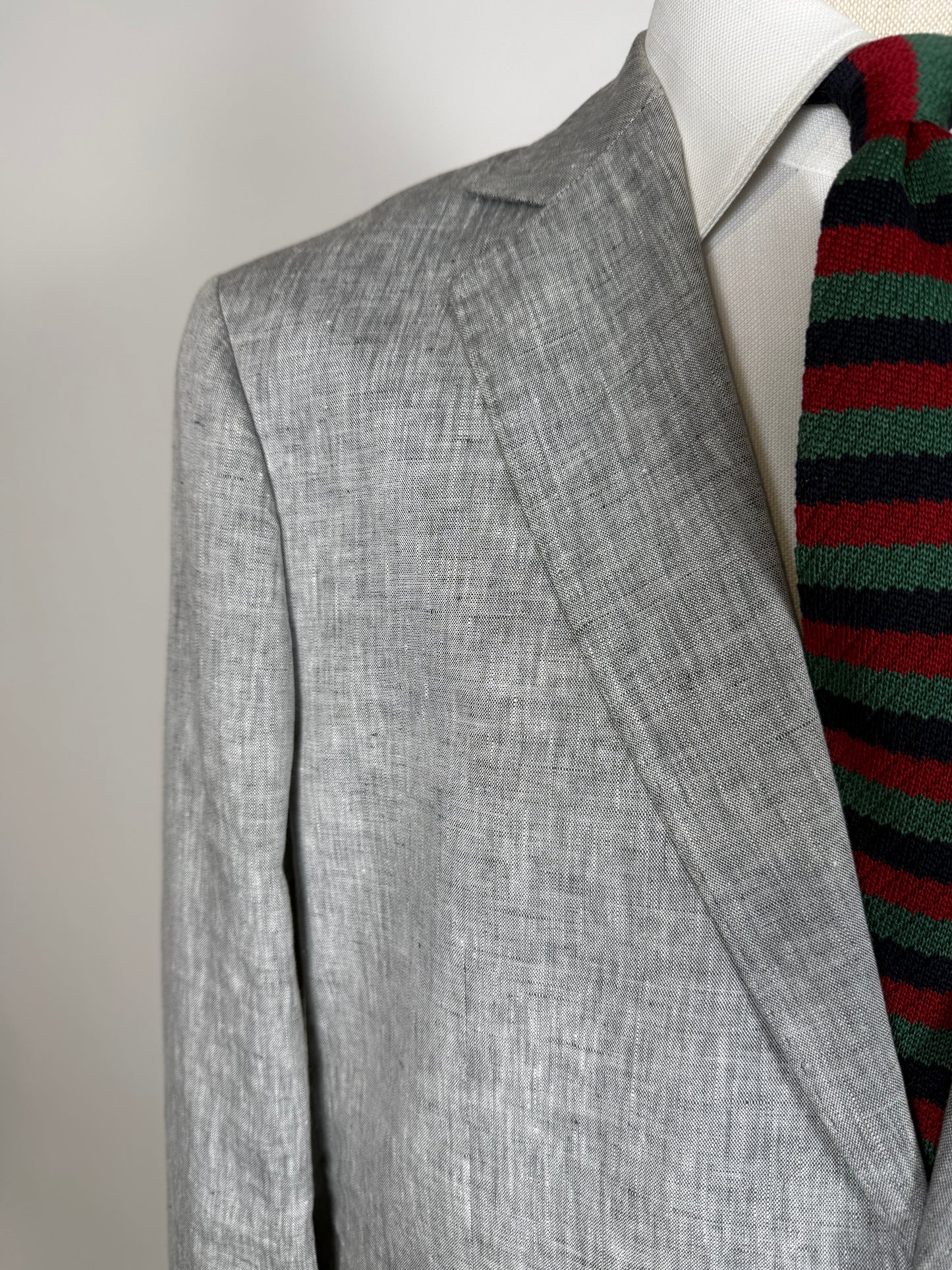 Completo in lino grigio chiaro (nuovo) - tg. 54/56