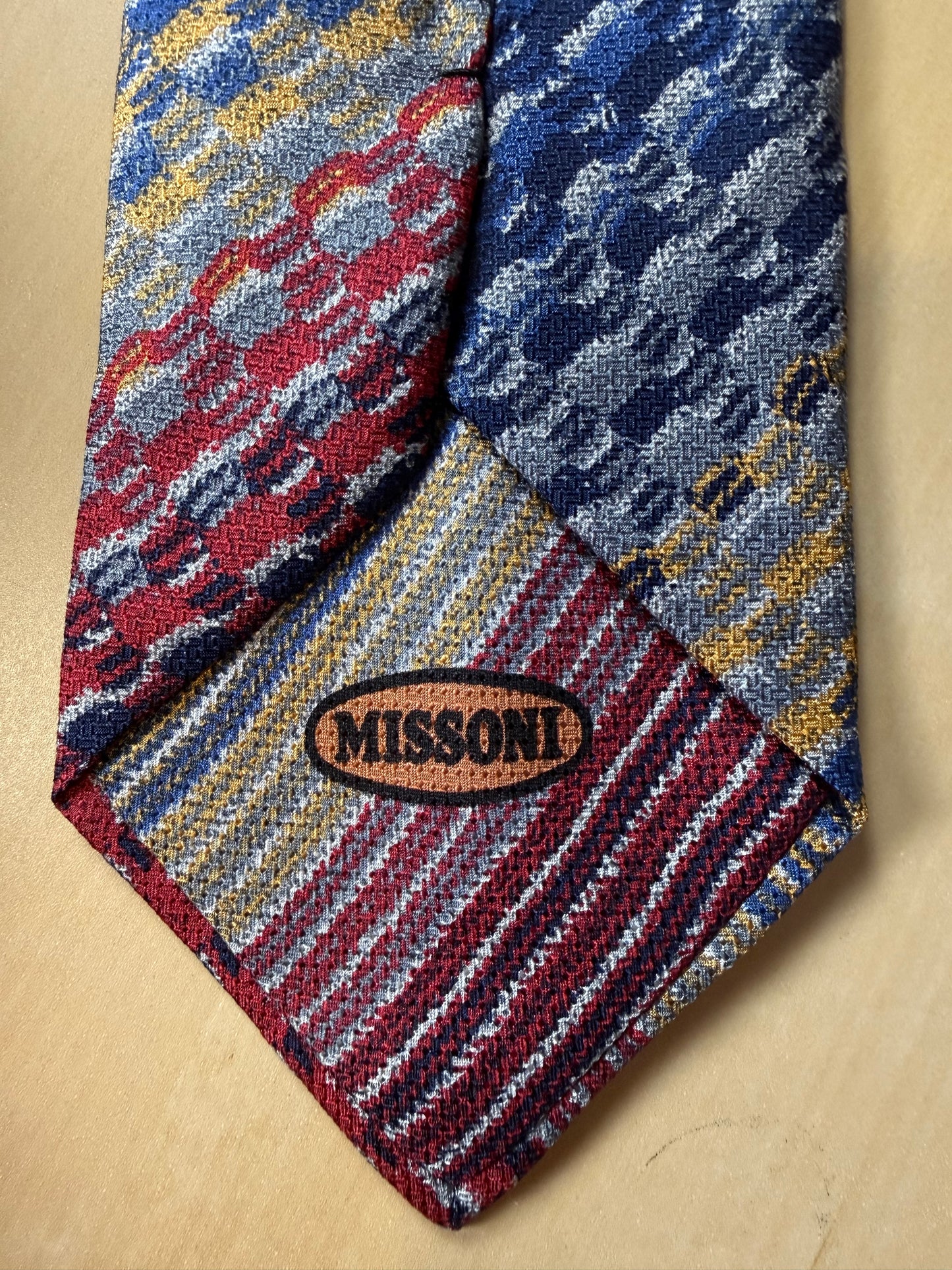 Cravatta Missoni quadretti pittorici