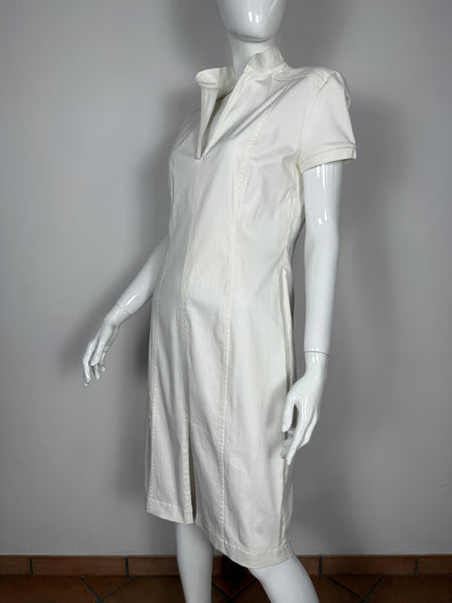 Abito La Perla Openspace bianco in cotone - S/M