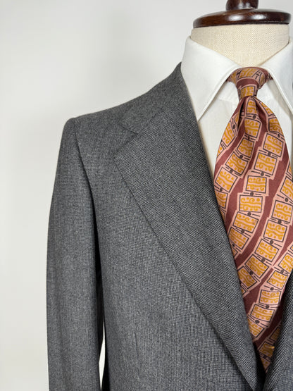 Completo sartoriale flanella grigia anni ‘60/‘70 - tg. 50