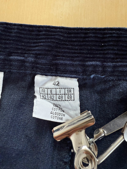 Pantaloni velluto a coste blu anni ‘90 - tg. 48