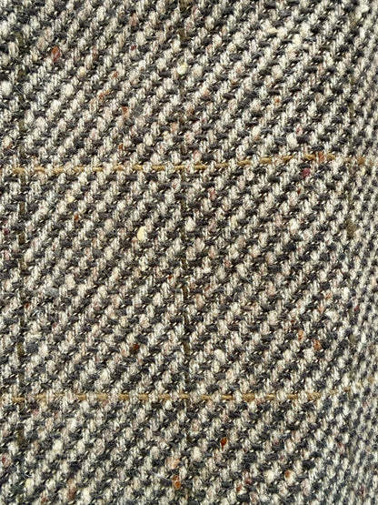 Cappotto raglan anni ‘80 tweed finestrato - tg. 54-56
