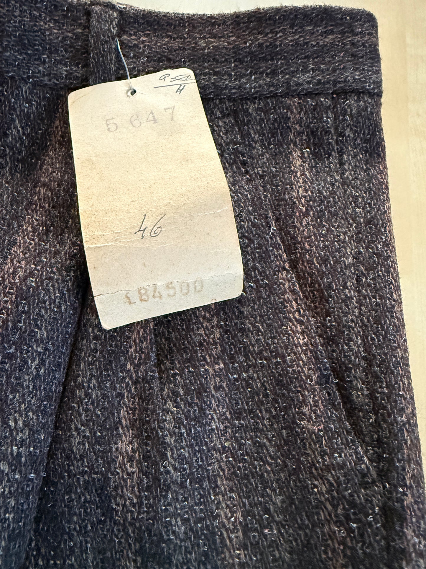 Pantaloni in tweed anni ‘70/‘80 (NOS) - tg. 46