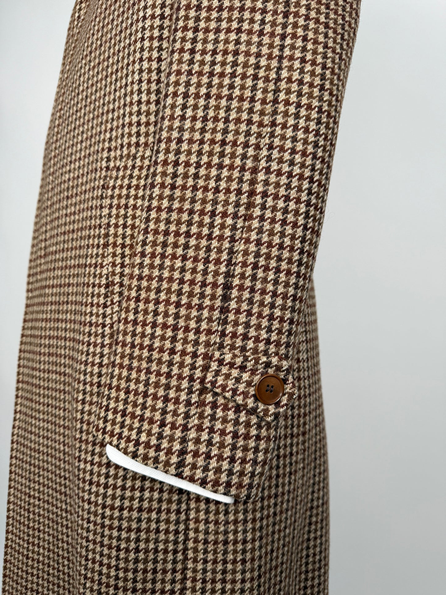 Cappotto anni ‘70 tweed pied-de-poule - tg. 44-46