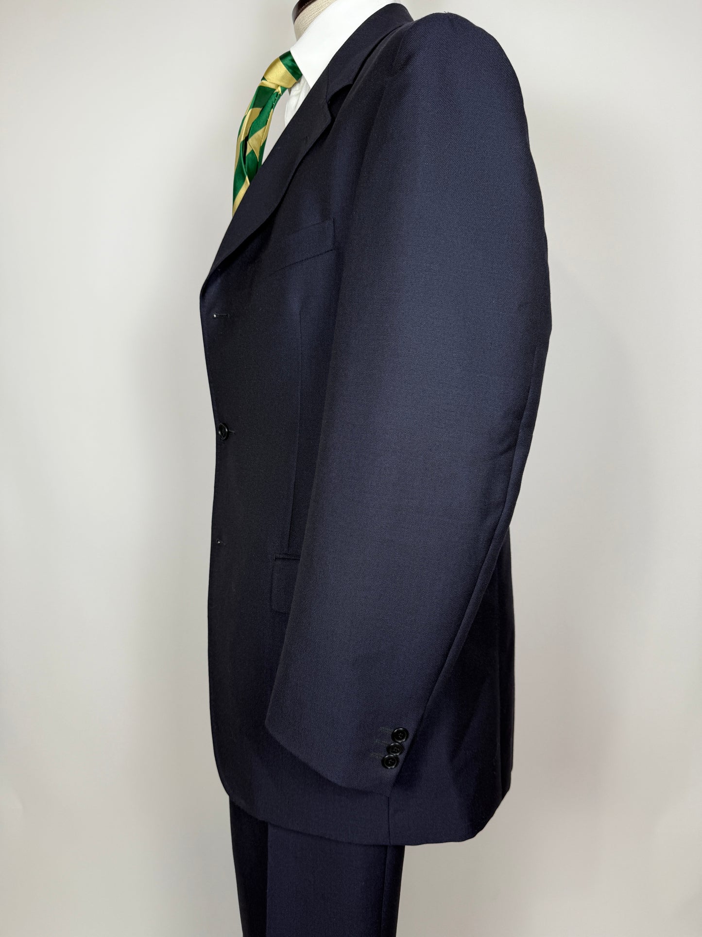 Completo blu tessuto Ermenegildo Zegna lana e mohair - tg. 56