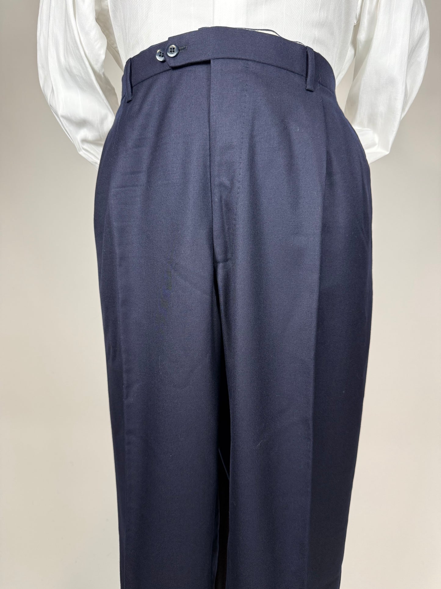 Completo sartoriale anni ‘80 flanella lana e cashmere - tg. 62