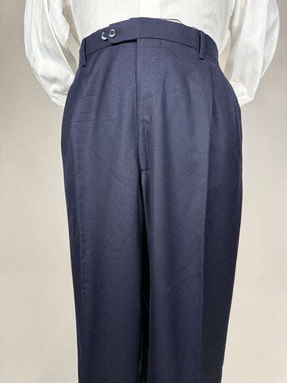 Completo sartoriale anni ‘80 flanella lana e cashmere - tg. 62