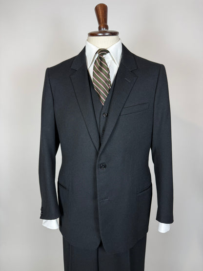Completo 3 pezzi anni '50/'60 nero - tg. 50