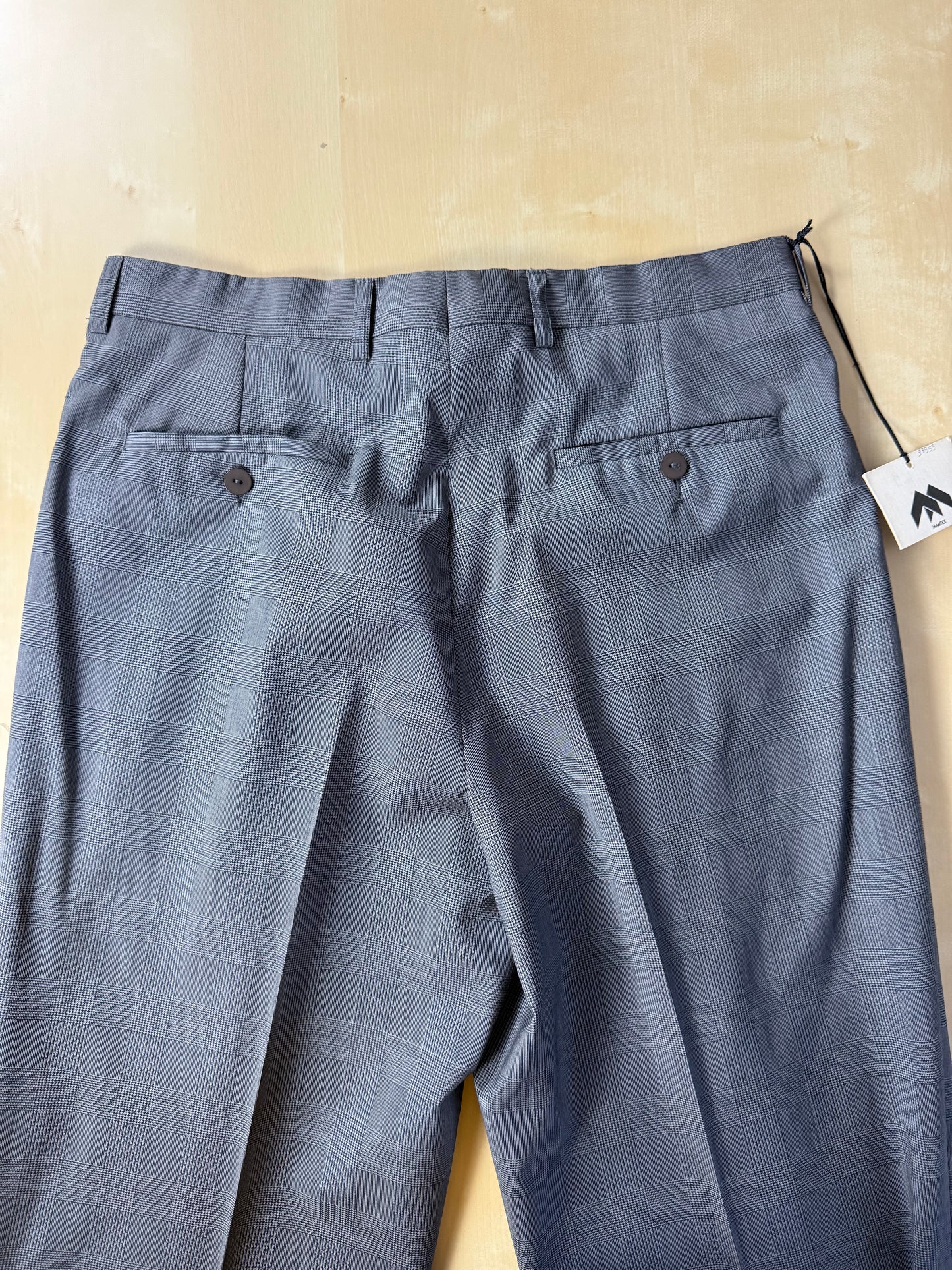 Pantaloni fresco lana principe di Galles anni '80 (NOS) - tg. 46/48