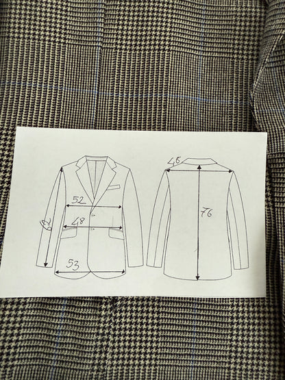 Giacca flanella principe di Galles anni ‘80 - tg. 46/48