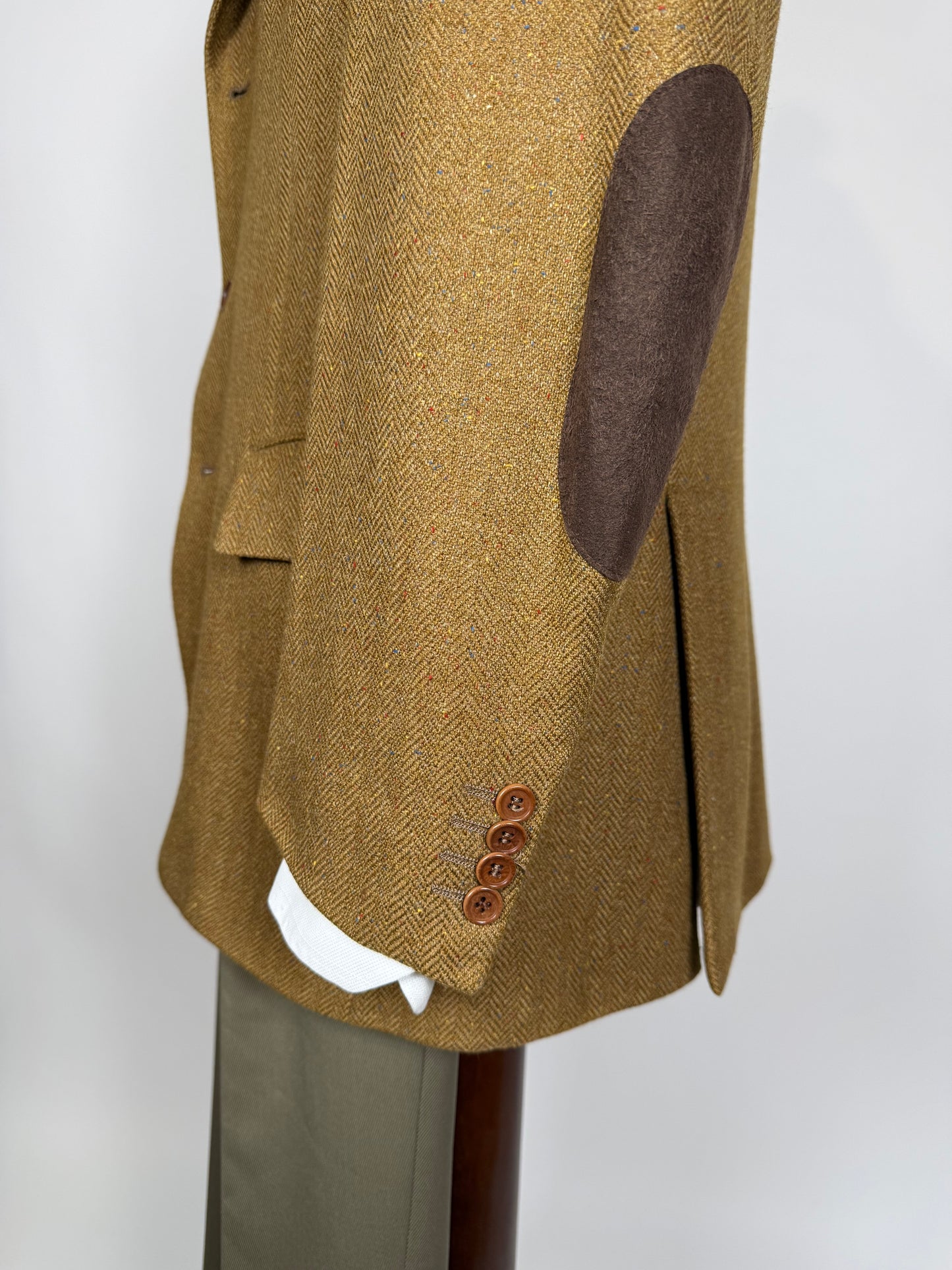 Giacca anni '90 100% cashmere donegal tess. Loro Piana - tg. 50/52