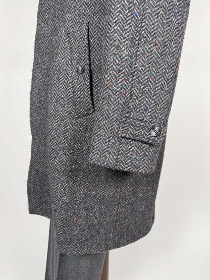 Cappotto raglan De Paz in donegal tweed - tg. 56-60
