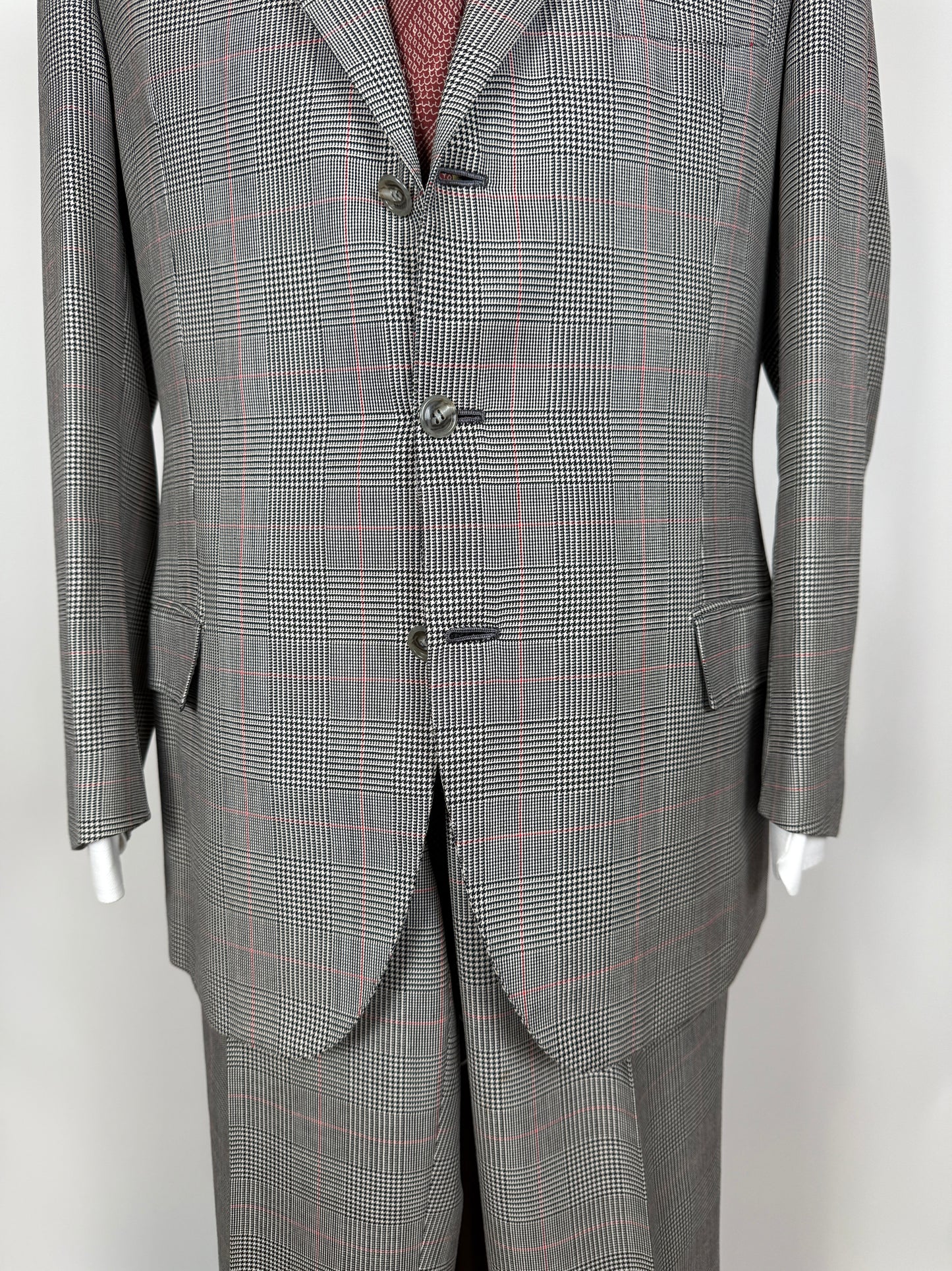 Completo sartoriale principe di Galles pettinato - tg. 52