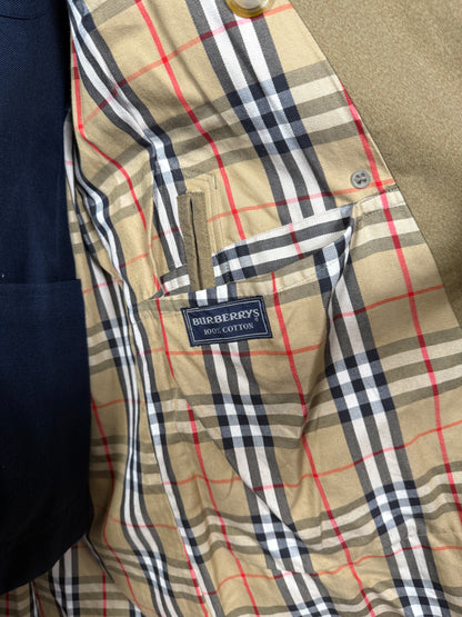 Trench Burberrys anni ‘80 doppiopetto cotone senape  - tg. 48/50