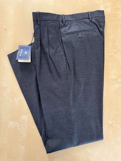 Pantaloni fresco lana grigio antracite anni '80 (NOS) - tg. 46/48