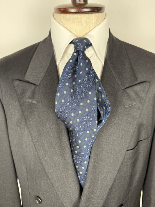 Cravatta Romeo Gigli blu pois e righe