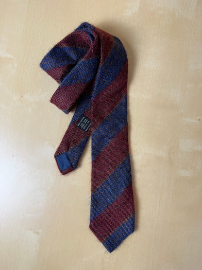 Cravatta Missoni mohair e lana a righe