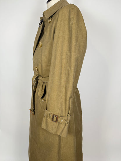 Trench Burberrys anni ‘80 doppiopetto cotone senape  - tg. 48/50
