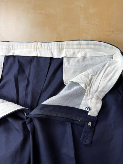 Completo sartoriale anni ‘80 flanella lana e cashmere - tg. 62