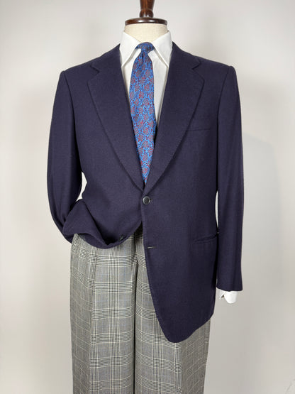 Giacca sartoriale in cashmere anni ‘70 - tg. 52/54