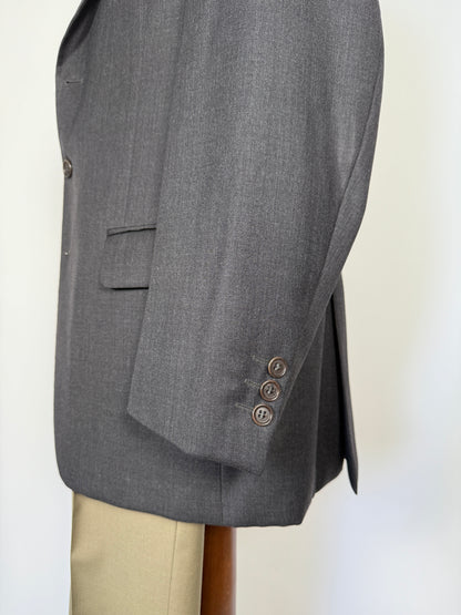 Giacca Missoni anni '80 lana pettinata grigio antracite - tg. 52