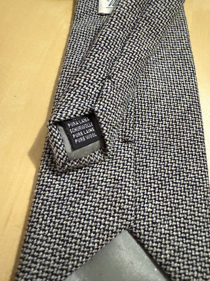 Cravatta Moessmer in pura lana sale e pepe