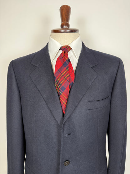 Giacca Burberrys anni ‘90 in flanella blu navy - tg. 50/52