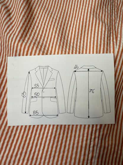 Giacca Tagliatore in seersucker rosso - tg. 50