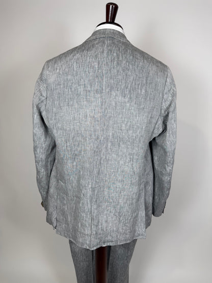 Completo in lino grigio chiaro (nuovo) - tg. 54/56