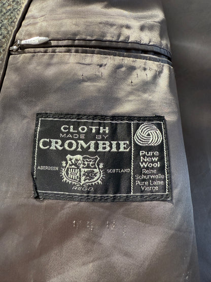 Cappotto raglan in tweed scozzese Crombie - tg. 50-52