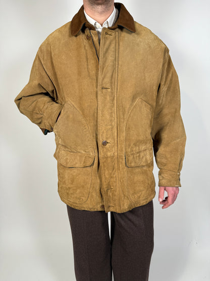Giaccone Gant “Country coat” vintage pelle scamosciata - XL (52-56)