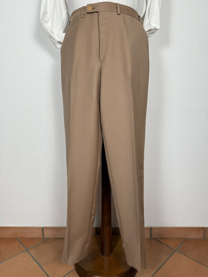 Completo Marzotto anni ‘70 in twill beige (NOS) - tg. 46/48