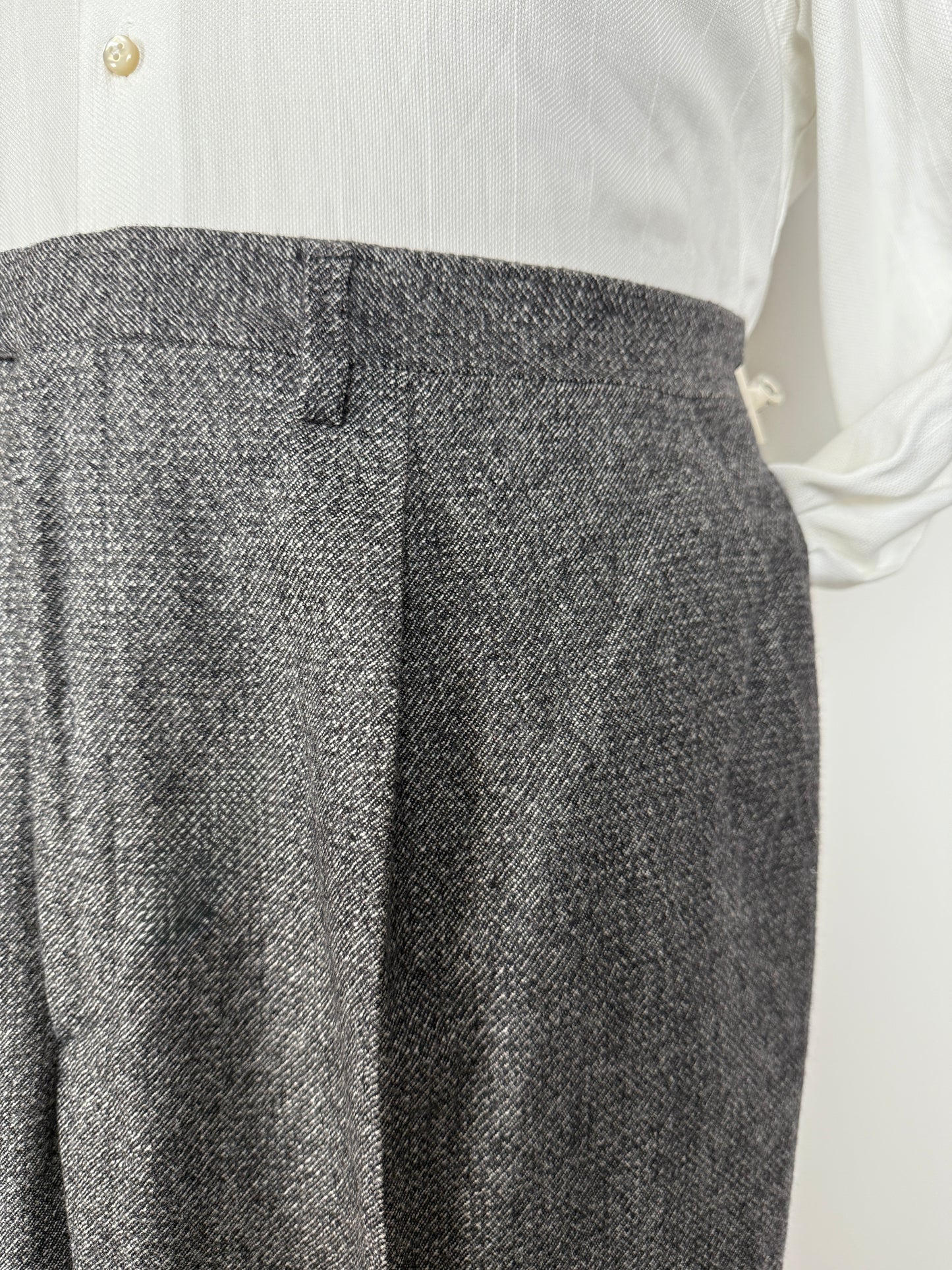 Pantaloni anni ‘70/‘80 flanella sale-pepe - tg. 52/54