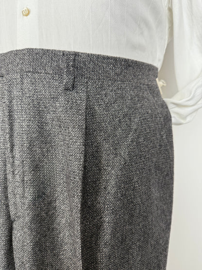Pantaloni anni ‘70/‘80 flanella sale-pepe - tg. 52/54